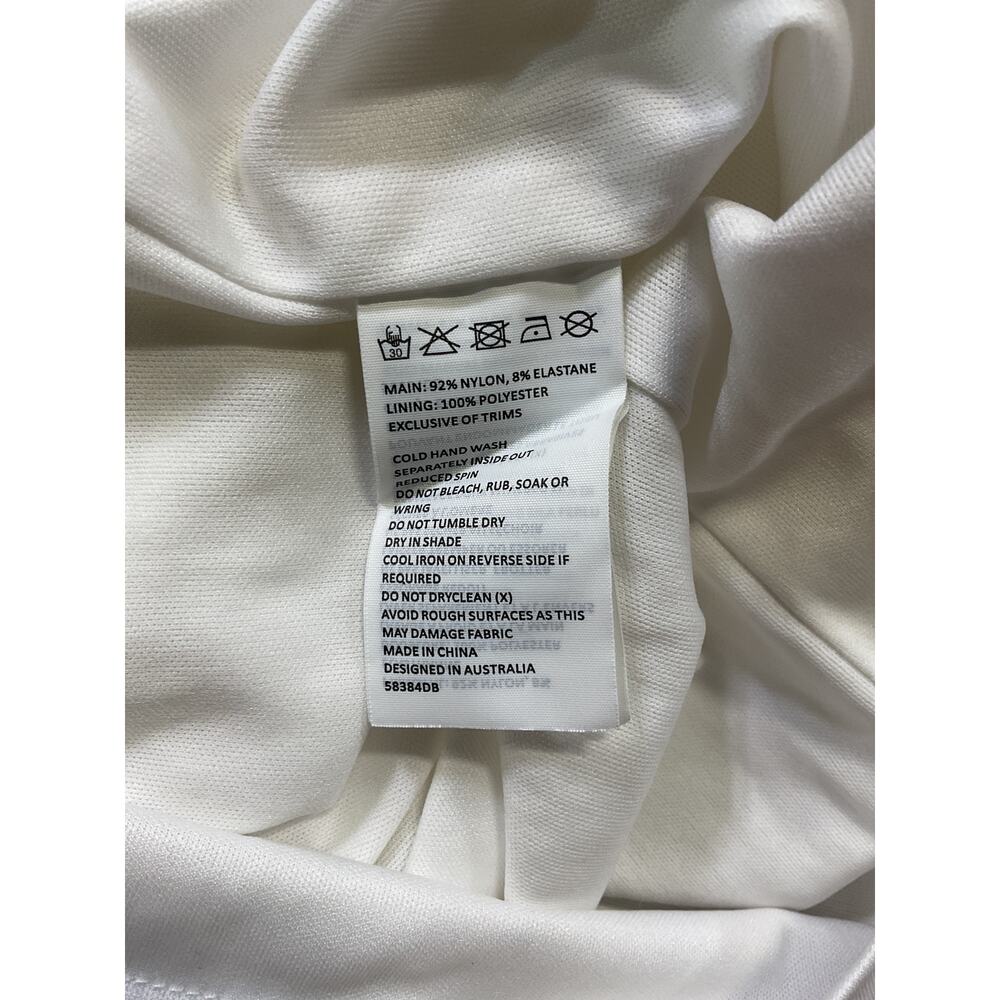 Bardot 'Ramona' White Corset Mesh Dress Size 6 - Picture 5 of 5